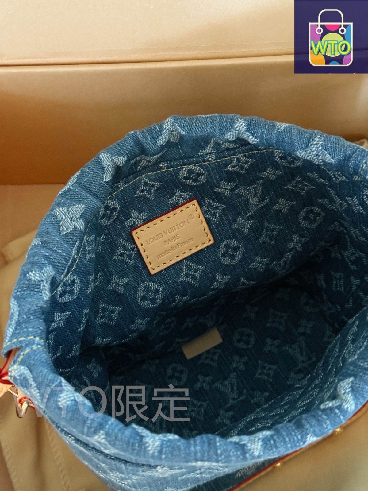 ヴィトン　デニムトート　カバ 今日特価】Louis Vuitton ルイ・ヴィトン ナノ デニム バケット