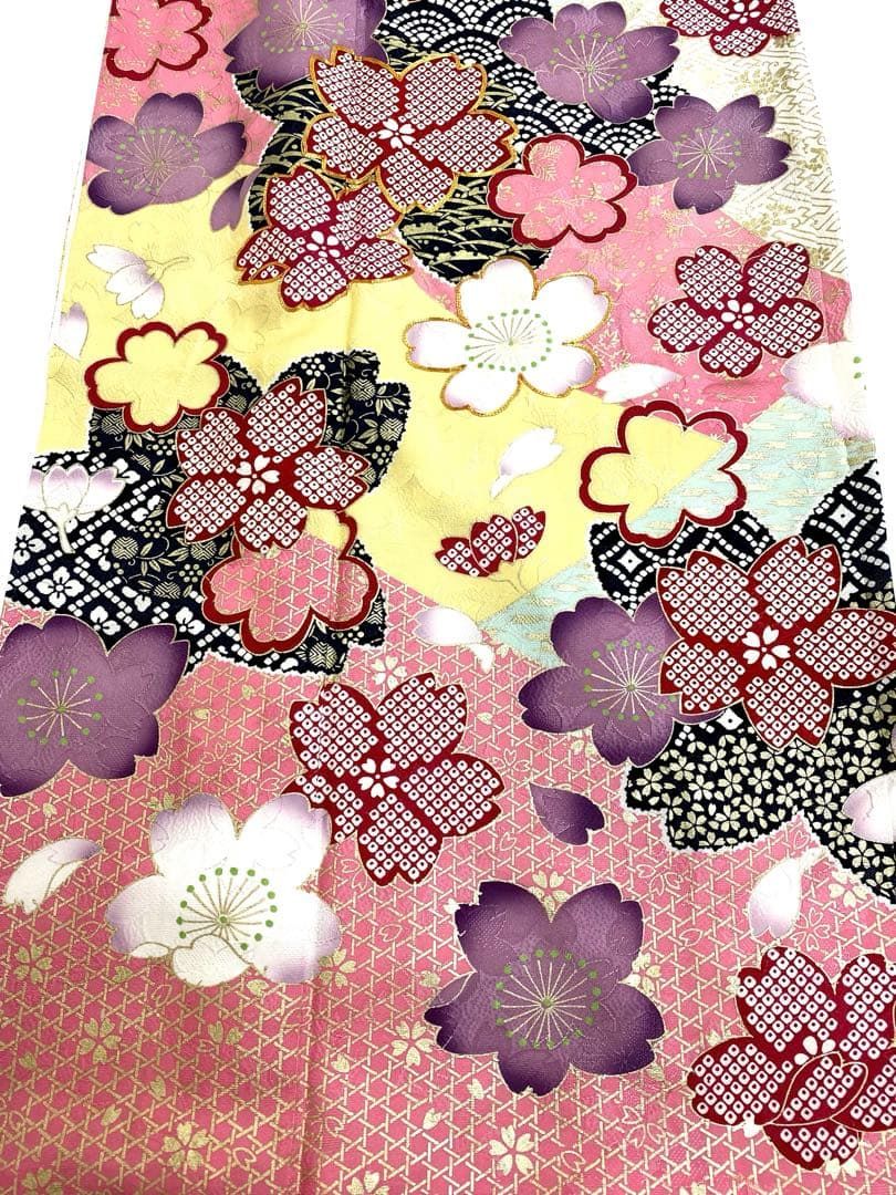 振袖 豪華 桜 金彩 紋意匠 身丈163cm 撥水加工済 MO2975 - メルカリ