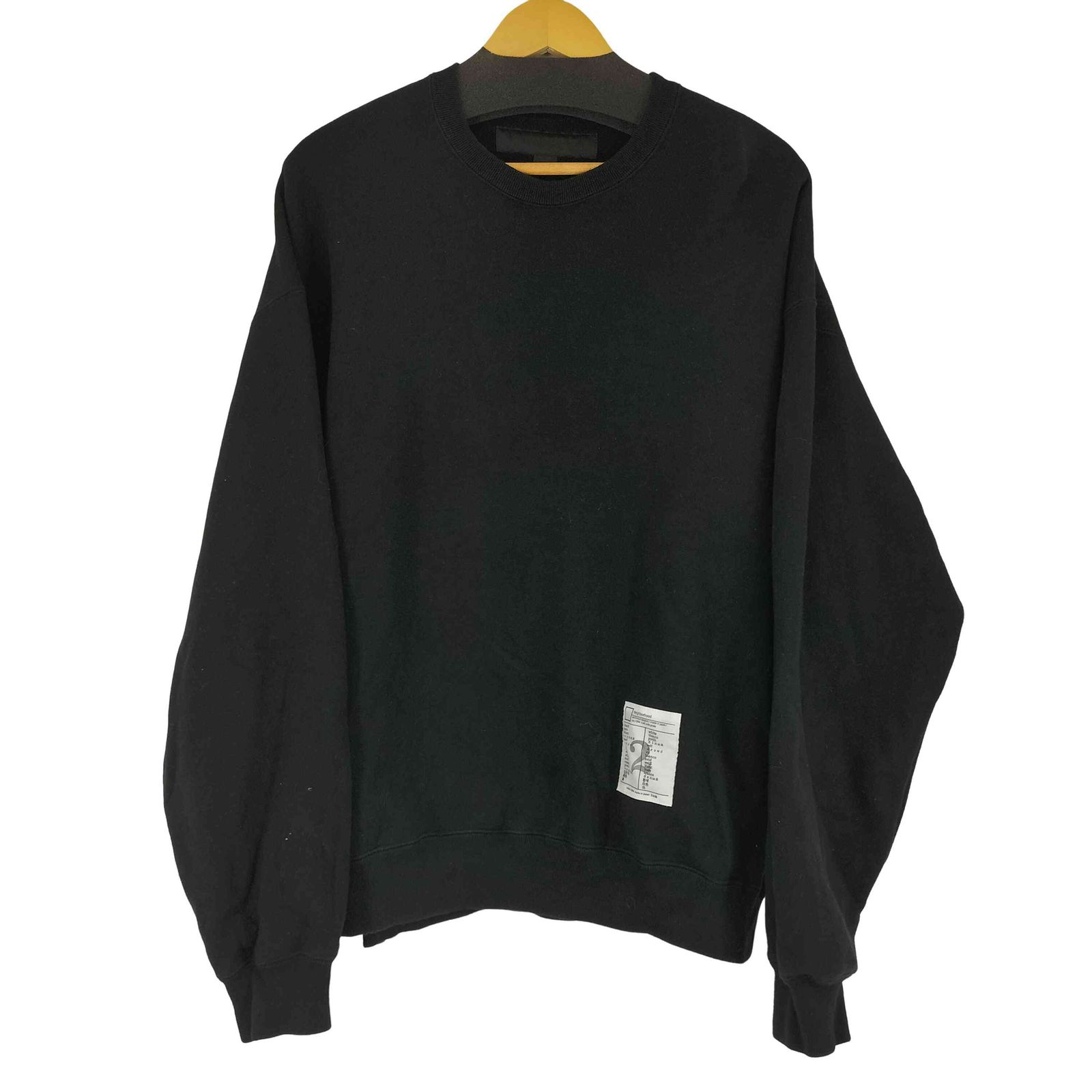 新品 NEIGHBORHOOD BW SWEAT SHIRT LS ブラック ネイバーフッド NEIGHBORHOOD BW . SWEAT SHIRT LS メンズ JPN