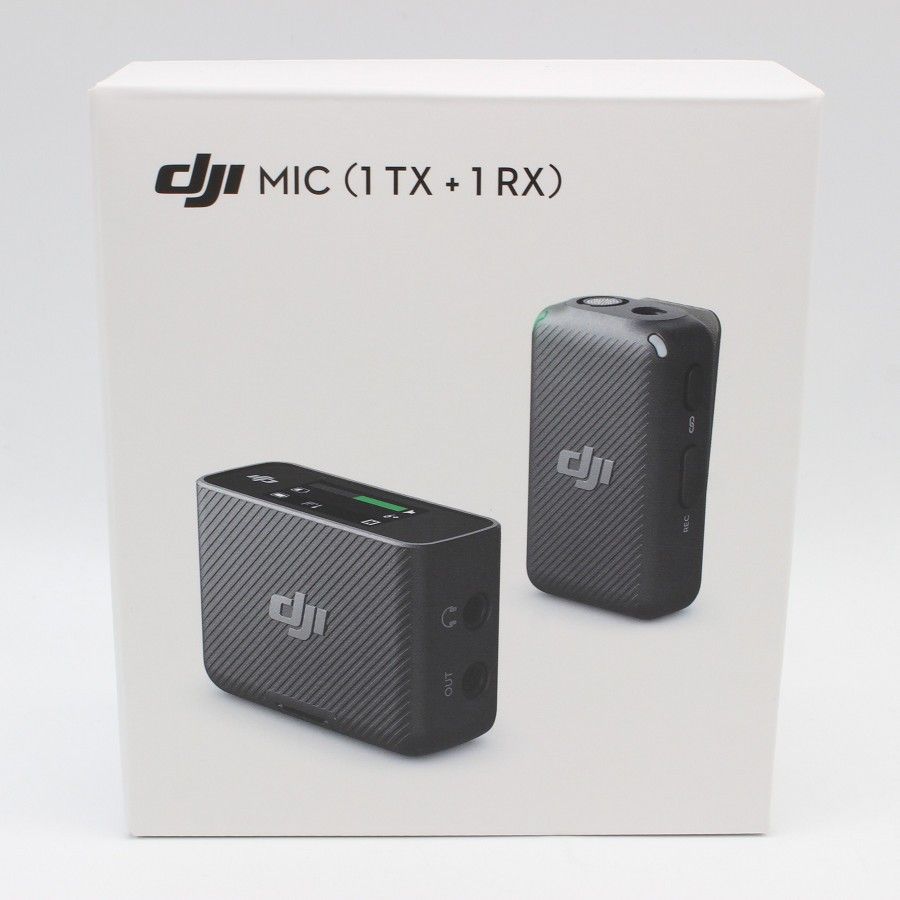 【美品】DJI Mic 1V1FCC ワイヤレス＆ポータブルマイク Amazon.co.jp: DJI Mic（トランスミッター×1 + レシーバー×1