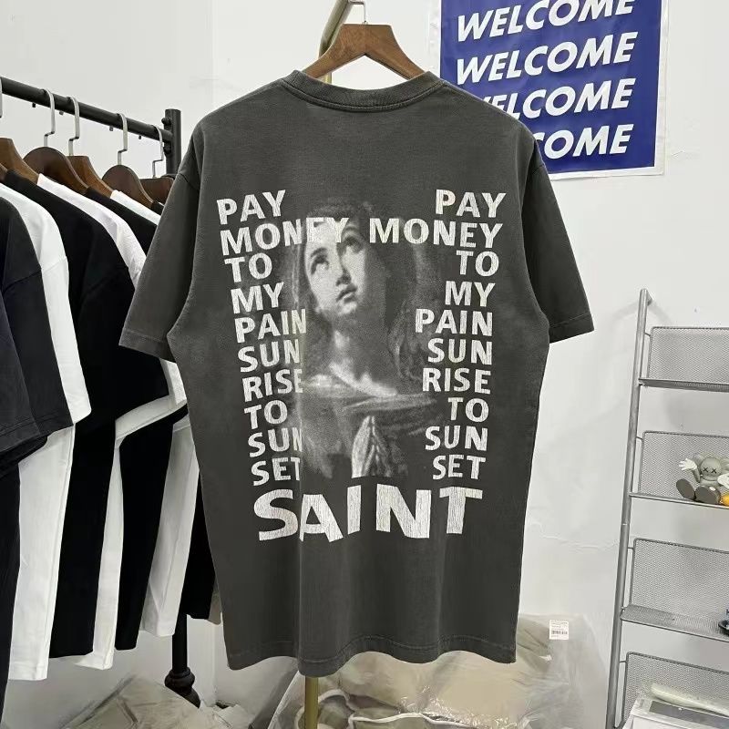 新品 SAINT MICHAEL x Pay money To my Pain 24SS セントマイケル Tシャツ 男女兼用 34 - メルカリ