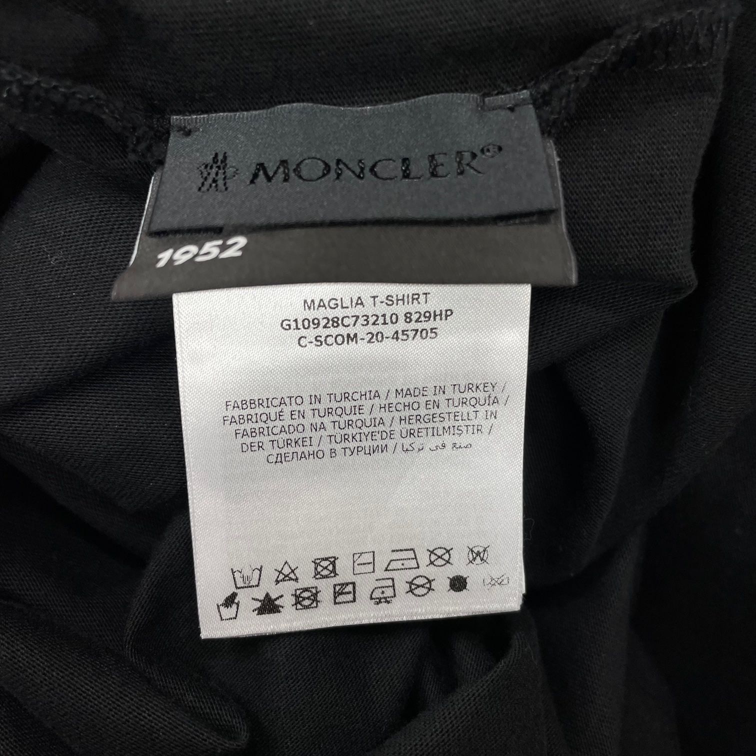 国内正規 MONCLER GENIUS ワッペン プリント クルーネック T