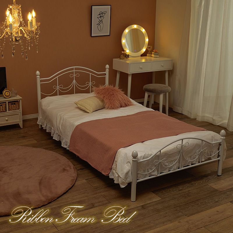 リボンフレームベッド シングル フレームのみ KH-3099S 3503 WWW_USTAUSTRALIA_COM_AU