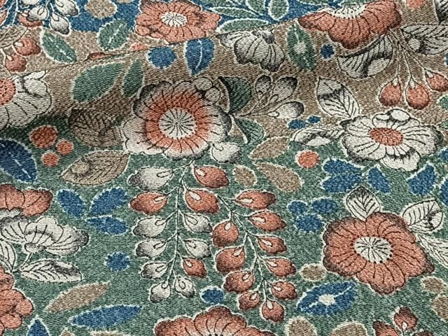 平和屋着物□上質な小紋 辻が花 鬼しぼ縮緬 正絹 逸品