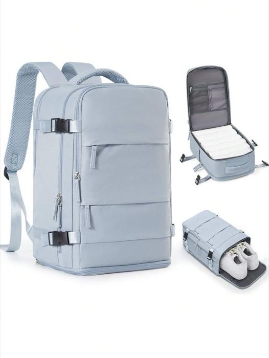 最終値 バッグ メンズ バックパック 大容量トラベルバックパック メンズ ビジネスラップトップバックパック キャビンバッグ 機内持ち込み可 40x20x25cm 防水 独立靴収納 ミドルスクール キャンプ ジム バ