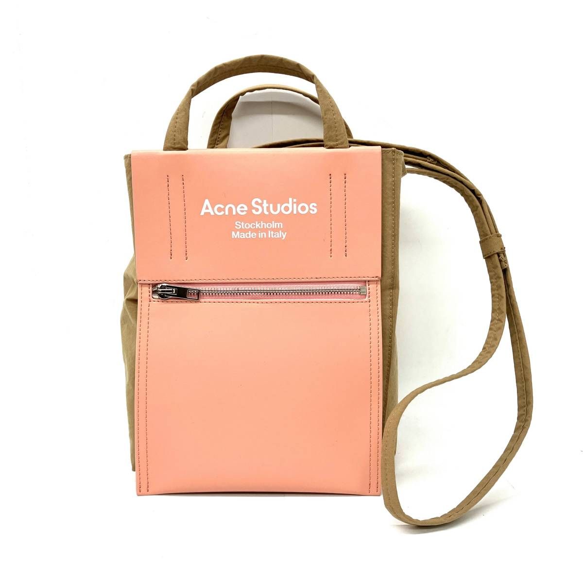 Acne Studios アクネストゥディオズ ペイパリー ナイロン トートバッグ 