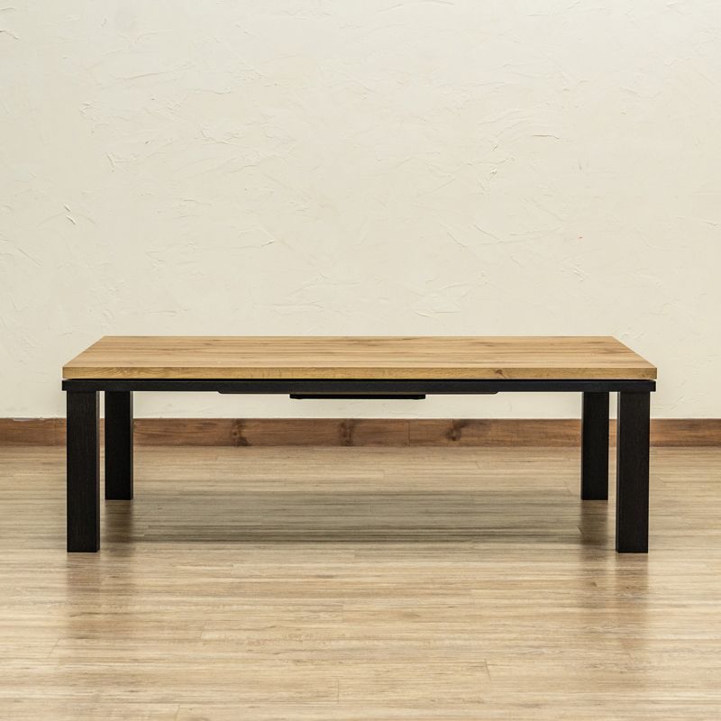 こたつテーブル コタツ 長方形 510W 石英管ヒーター 120×80cm リビング 火燵 炬燵 座卓 年中 センターテーブル オーク OAK 西20 DCF-120OAK 4 コタツ