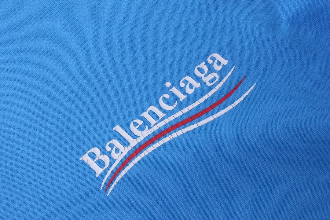 BALENCIAGA POLITICAL CAMPAIGN ロゴプリントフーディ