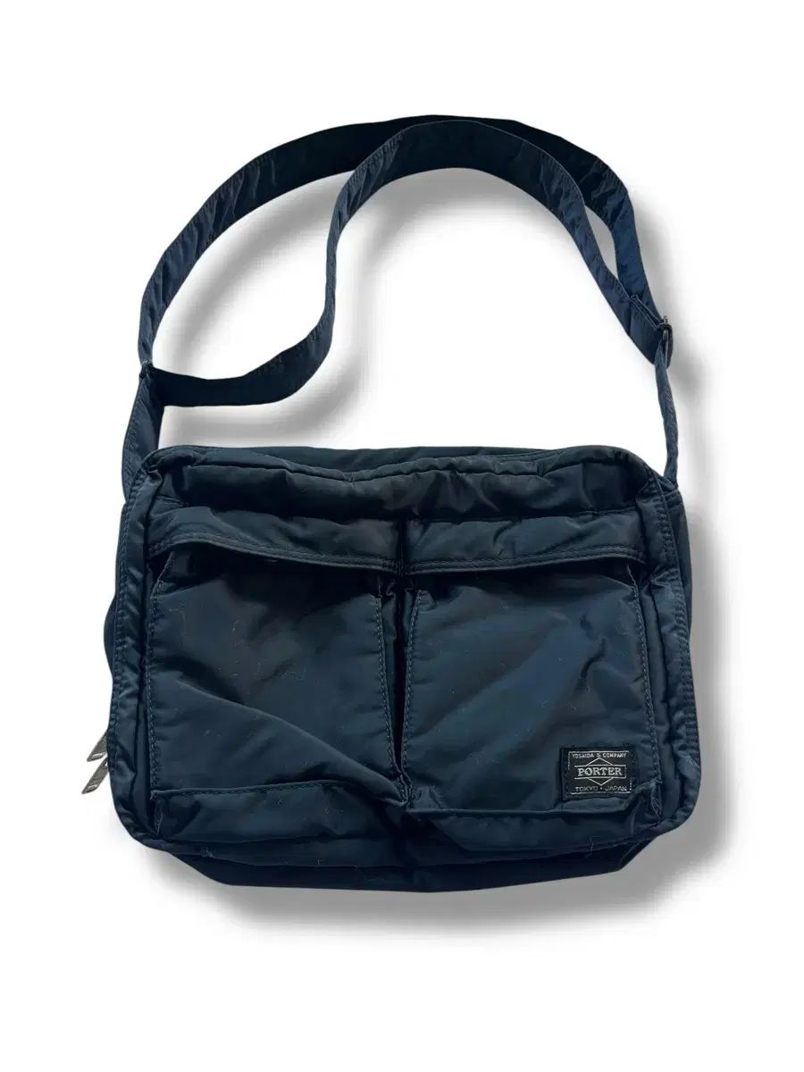 公式の店舗 Porter(ポーター) タンカー ショルダーバッグ L アイアンブルー バッグ