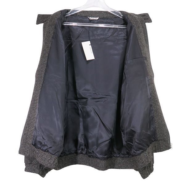 オーラリー アルパカウールシルクツイードジップブルゾン サイズ3 25AW 新品 ALPACA WOOL SILK TWEED ZIP BLOUSON – COVERCHORD