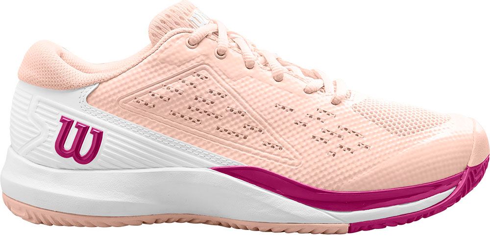 ウイルソン Wilson テニス ラッシュプロエース レディース RUSH PRO ACE オールコート SCALLOP シューズ ロゴ入り 安定性  WRS328730U -