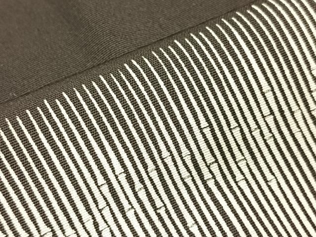 平和屋着物＃道中着 横段竹文 ロング丈 正絹 逸品 未使用 CAAT5921id