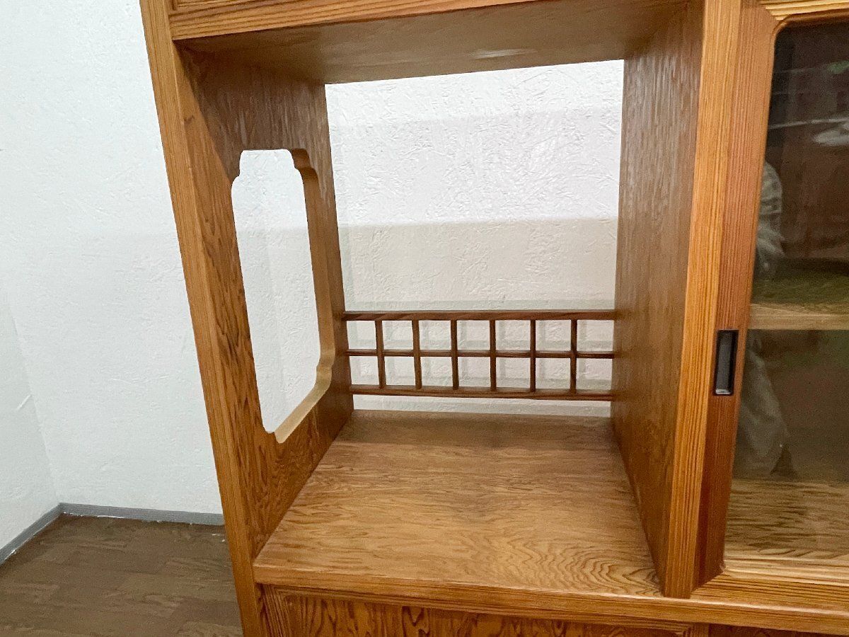 屋久杉 茶棚 キャビネット 飾り棚 茶箪笥 和家具 屋久杉 茶箪笥 飾り棚