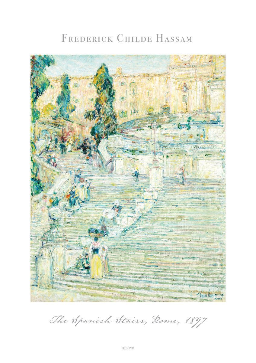 【A2】チャイルドハッサム アートポスター 絵画 名画 名作 モダン インテリア おしゃれ BROOMIN AP163