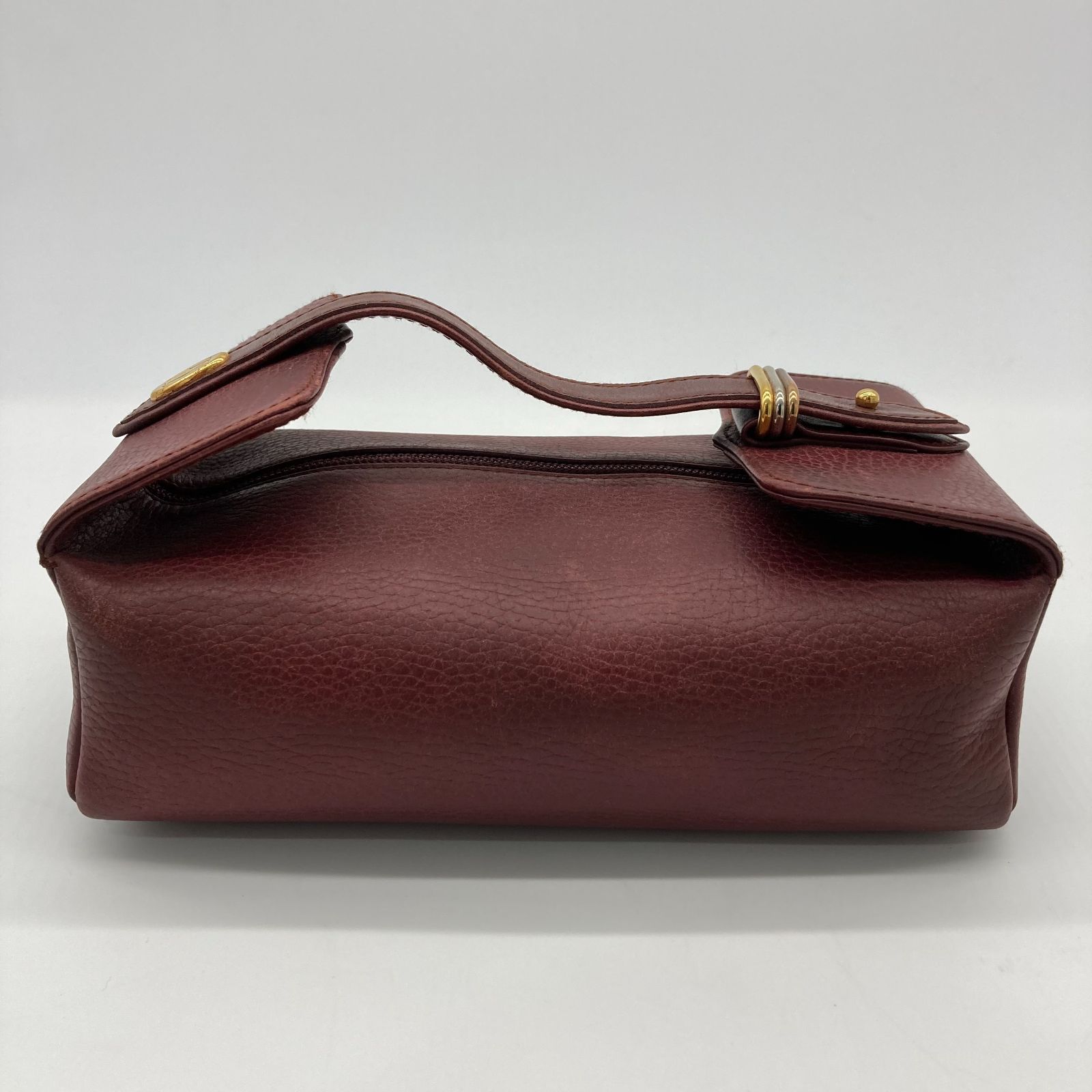 ▽カルティエ マストライン トリニティ バニティバッグ ボルドー