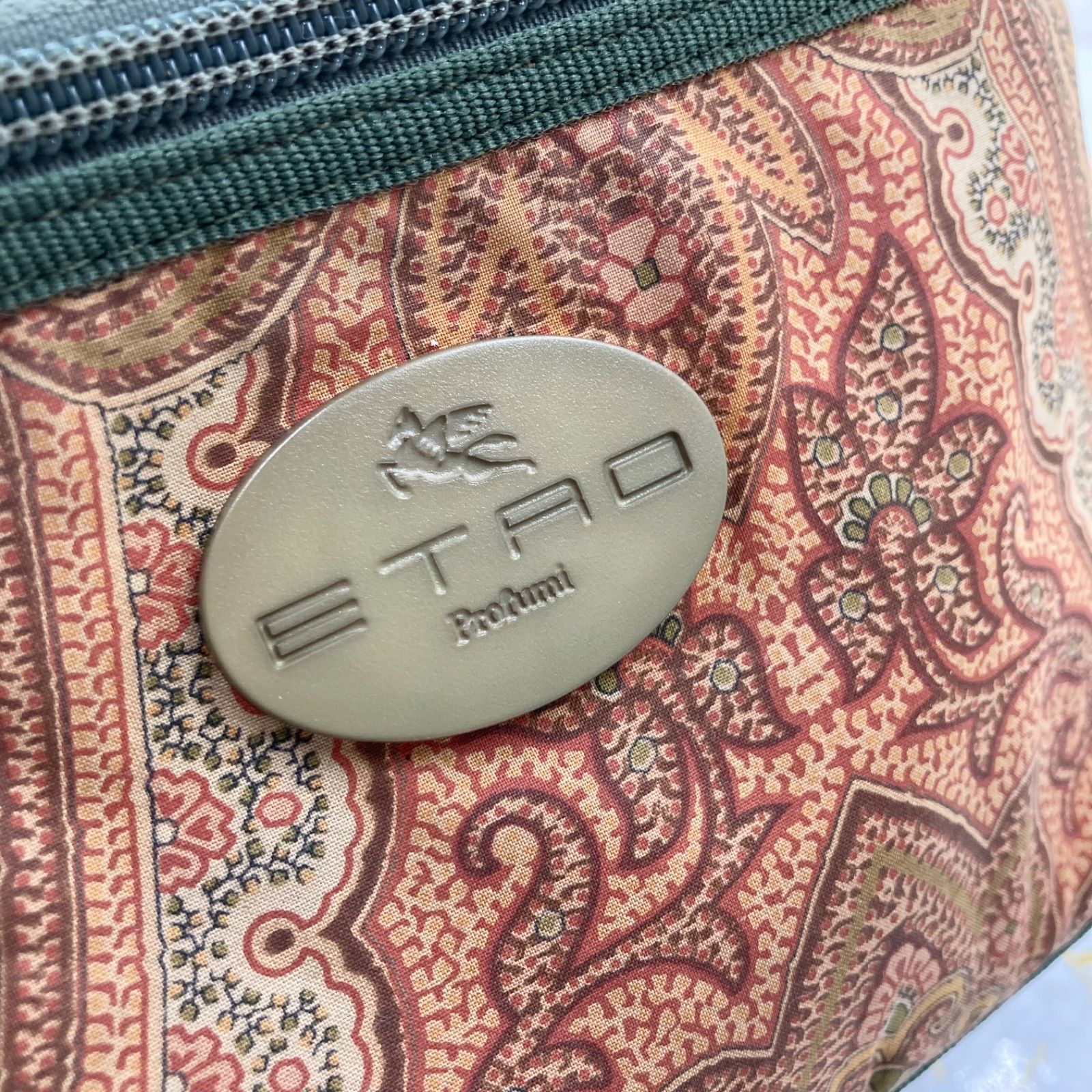 希少❗️ETRO❗️エトロ ❗️キャンバス ペイズリー柄 バニティ