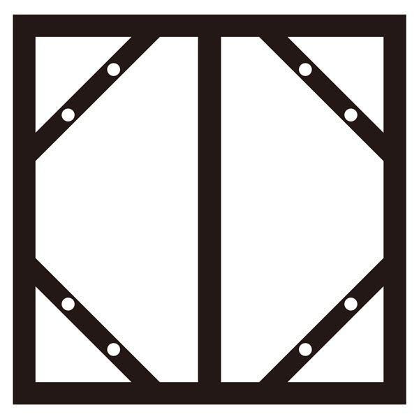 スライドアングル (300×600mm・明治山型用) KHT-2SA〔代引不可〕