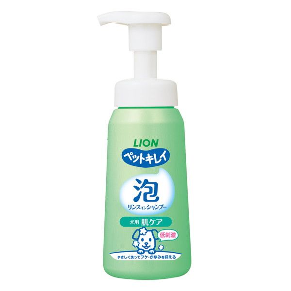 同梱不可 24個セット ライオンペット ペットキレイ 泡リンスインシャンプー 犬用 肌ケア 230ml