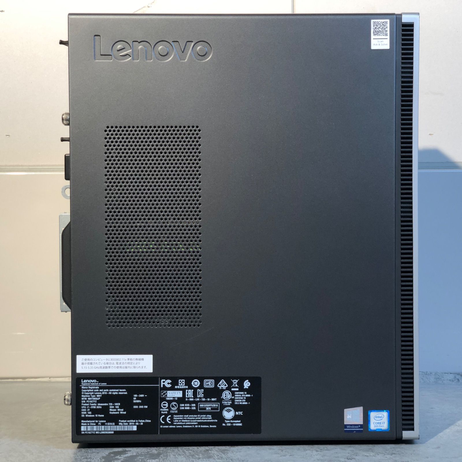 Lenovo ideacentre 720-18ICBゲーミングPC IdeaCentre 720 Intel ゲーミング PC | レノボ・ ジャパン