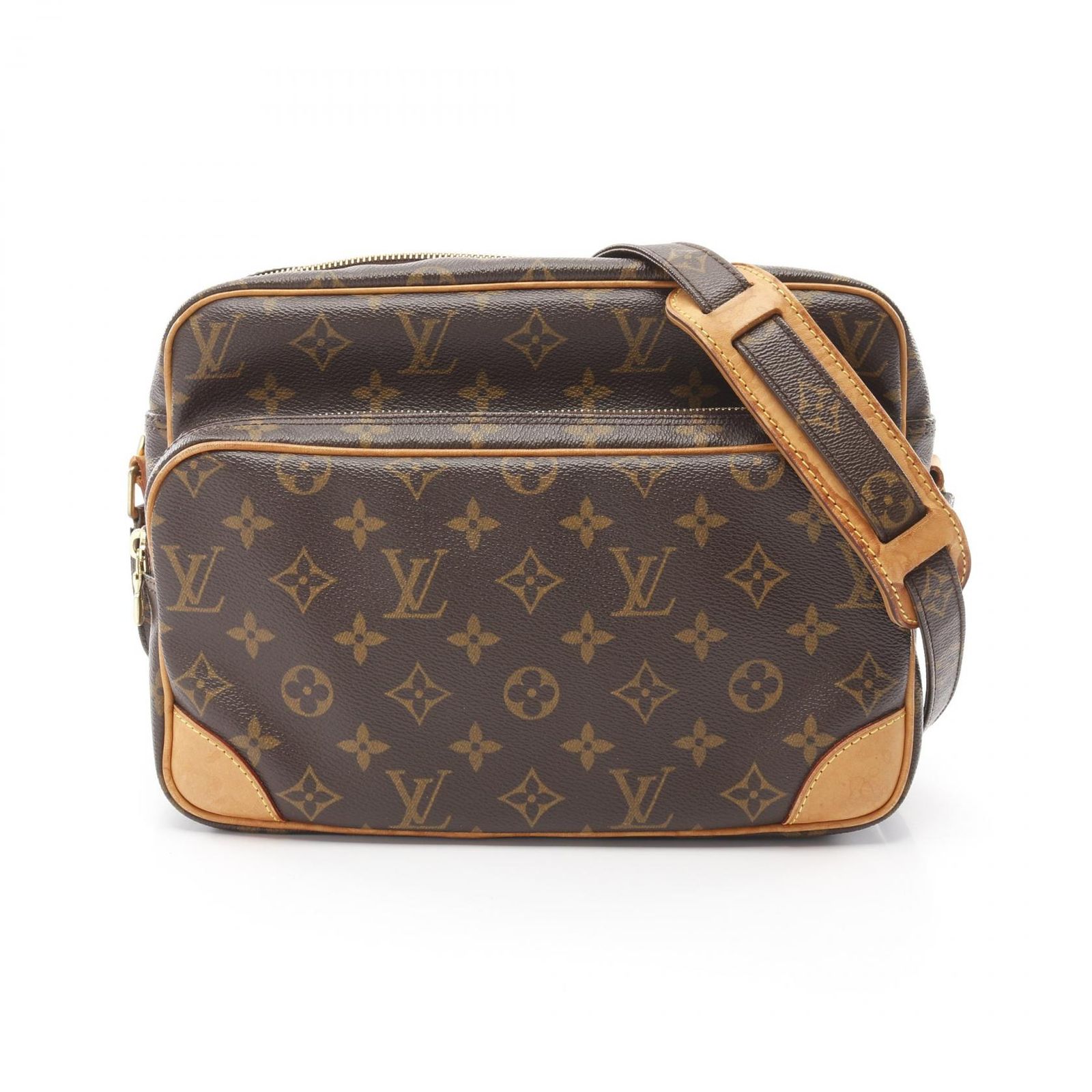 ルイ ヴィトン LOUIS VUITTON ショルダーバッグ ナイル モノグラム M45244 PVCコーティングキャンバス レザー ナイル レディース Used B