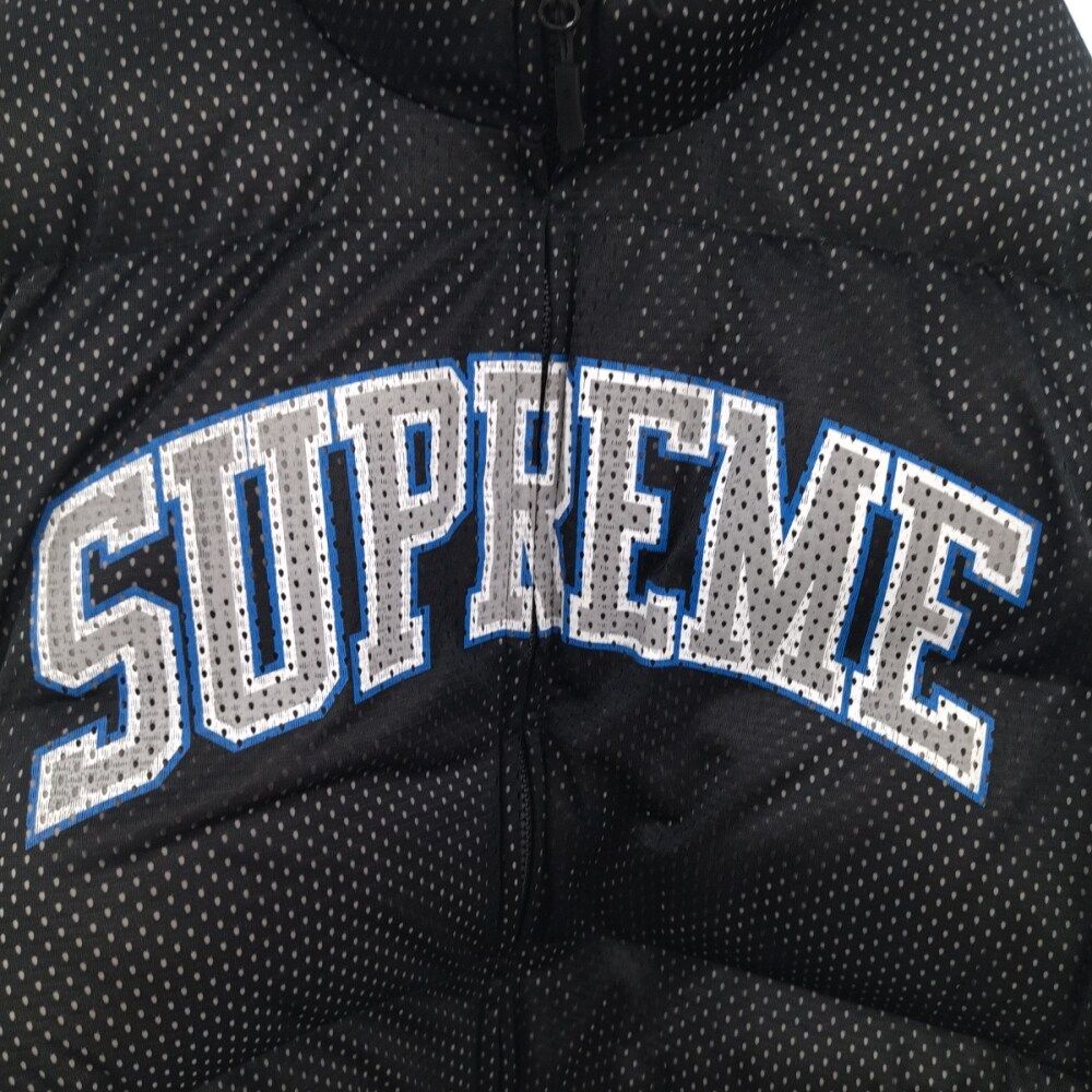 SUPREME (シュプリーム) 23SS Mesh Jersey Puffer Jacket メッシュジャージパフィージャケット ブラック -  メルカリ