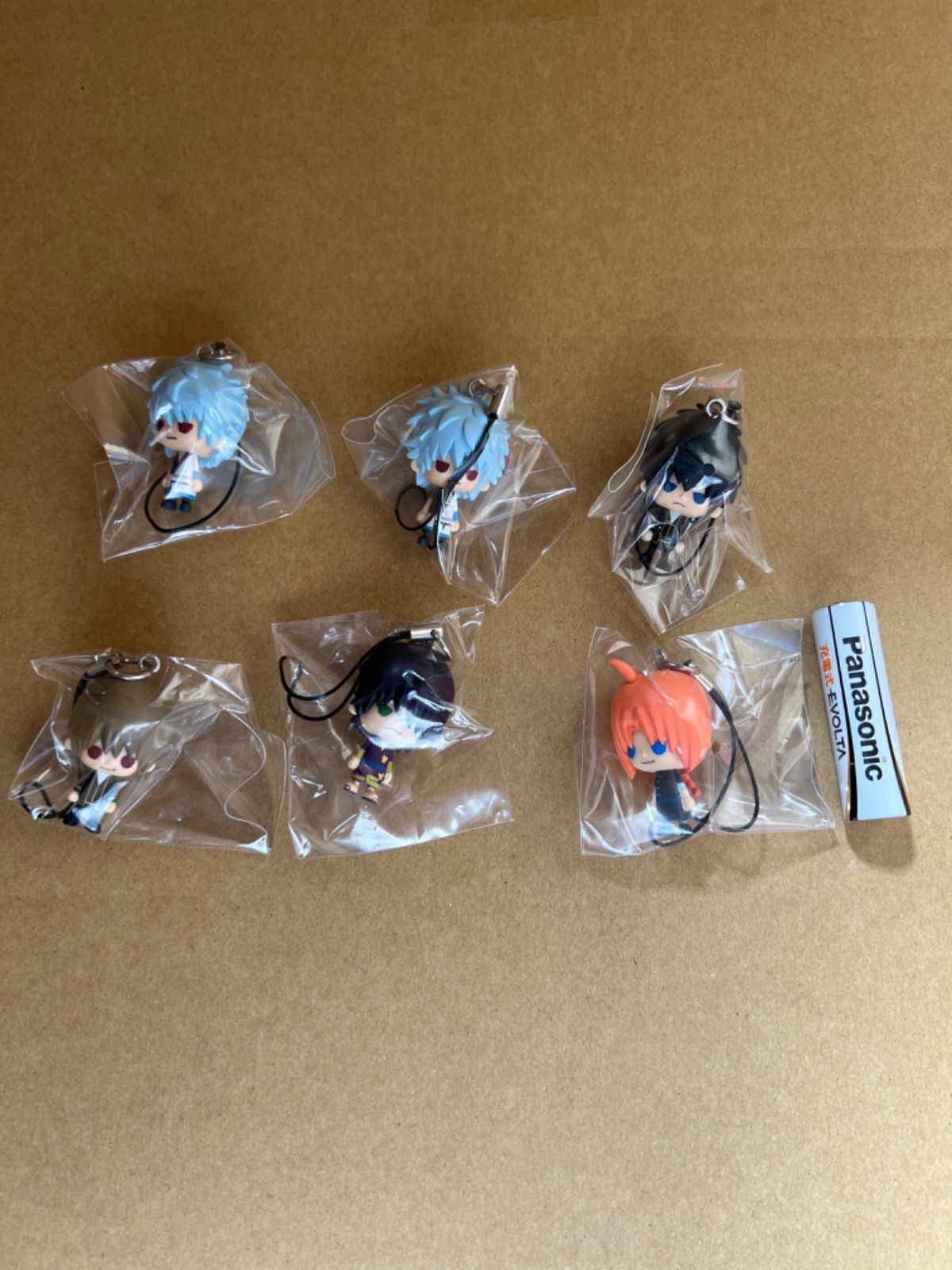 銀魂 1point mascot 全6種セット バンプレスト プライズ BANPRESTO 銀魂 グッズ 1point mascot 1ポイント マスコット