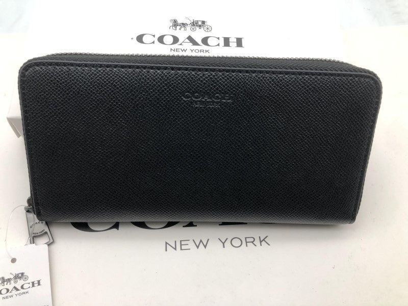 コーチ COACH 長財布 財布 シグネチャー アコーディオンラウンドジップウォレット新品 F58107 x196