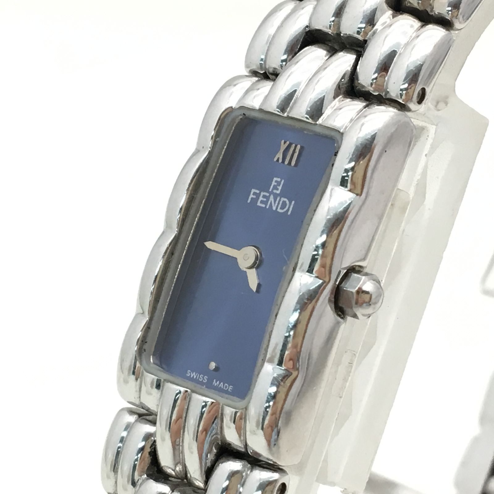 FENDI 660L ブルー文字盤 シルバー