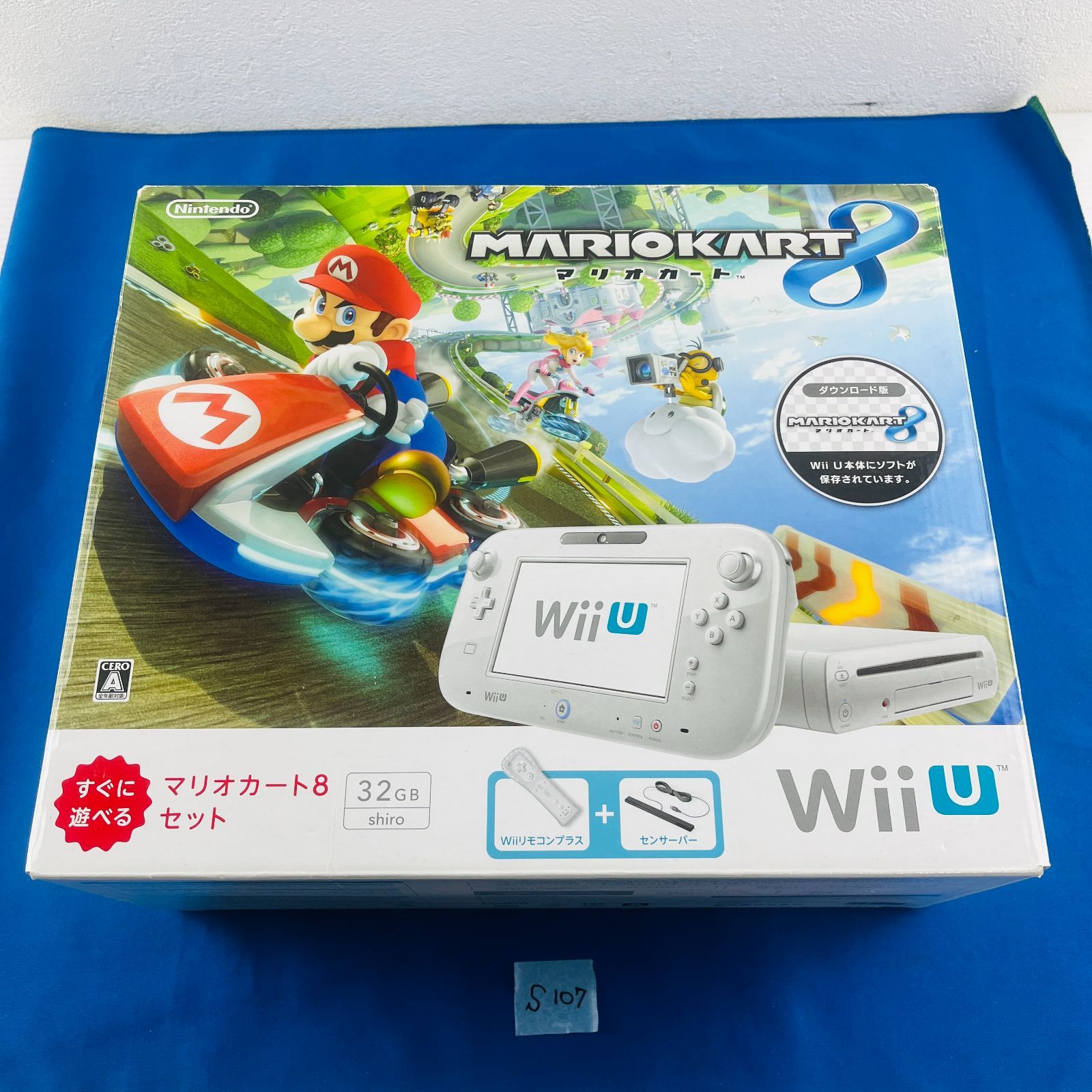 ◇S107【通電動作OK】ニンテンドー Wii U すぐに遊べる マリオカート8 