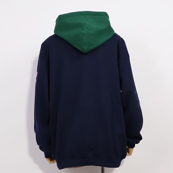 XLARGE】NVY エクストララージ ハーフジップパーカー 22年秋冬新作