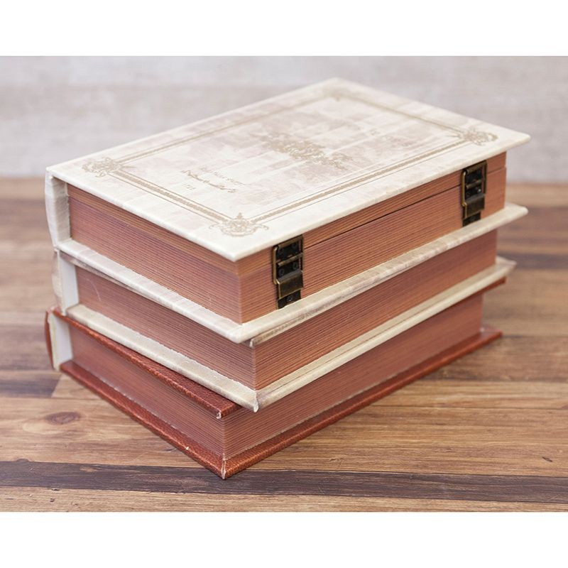 シークレットブックボックス 小物入れ 3段 ガリバー LDR03LT シークレットブックボックス 小物入れ 3段 ガリバー LDR03LT