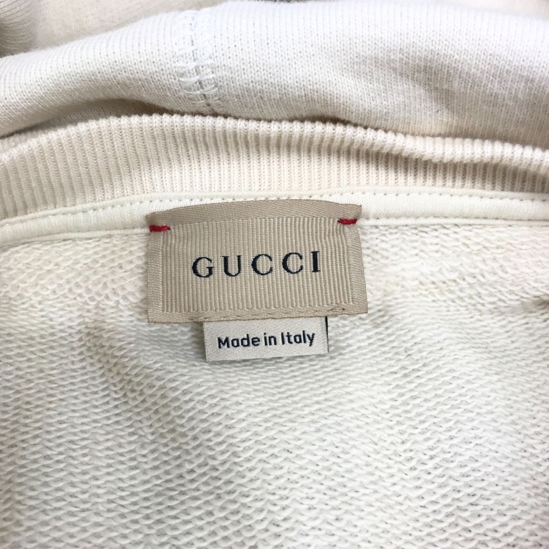 GUCCI グッチ パーカー トレーナー アイボリー サイズ表記キッズ12（レディースXS相当） インターロッキングG シェリーライン イタリア製 -  メルカリ