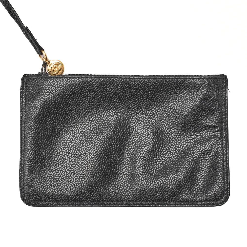 CHANEL シャネル チェーンショルダーバッグ キャビアスキン トリプル 