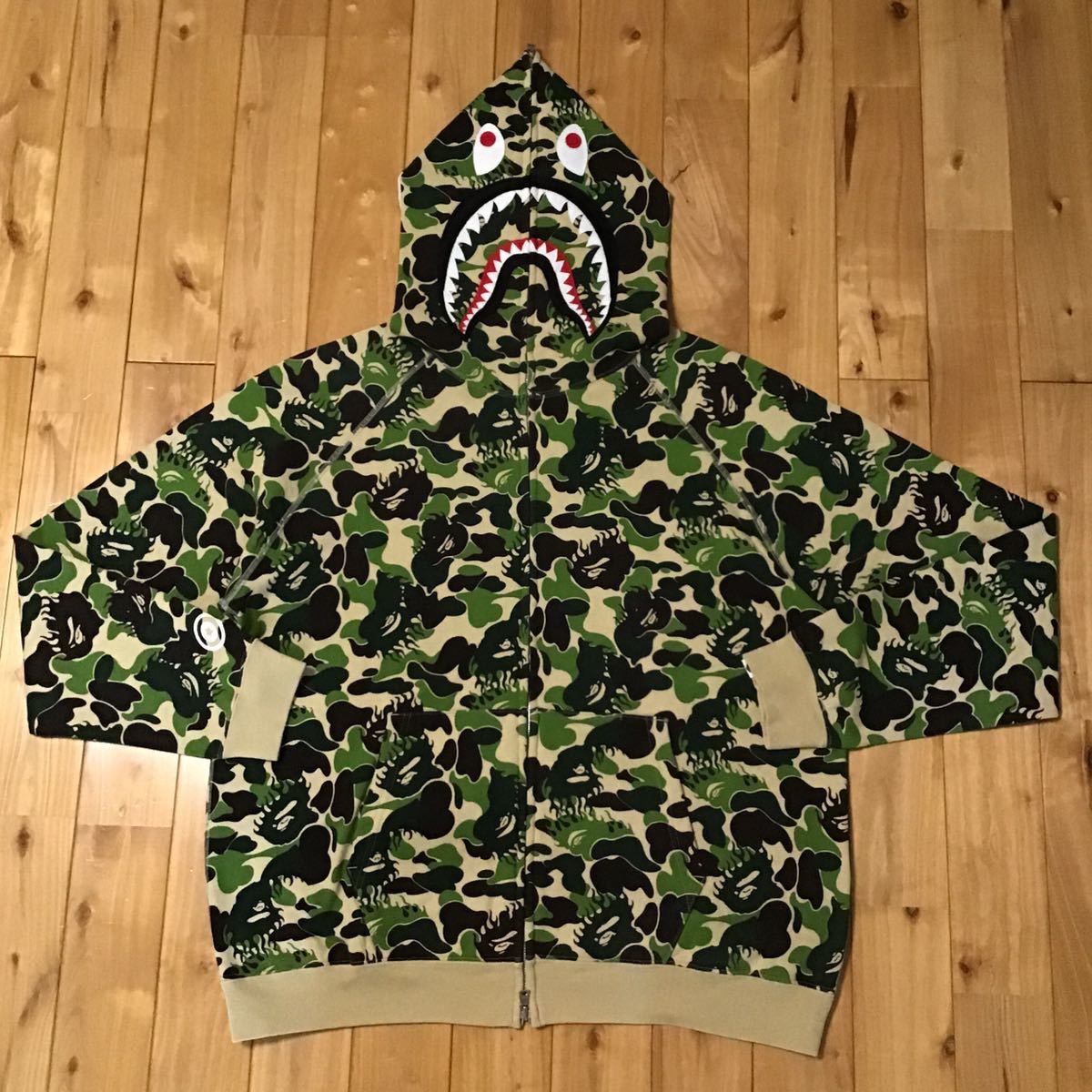 Fire camo シャークパーカー BAPE shark ape エイプ 迷彩 - メルカリ