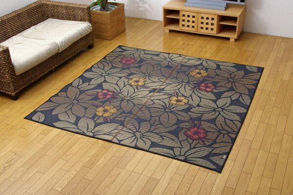 袋織 い草 ラグマット 絨毯 防傷 抗菌 防臭 調湿機能付き 〔リビング〕 MARWIL-DEMENAGEMENTS_CH