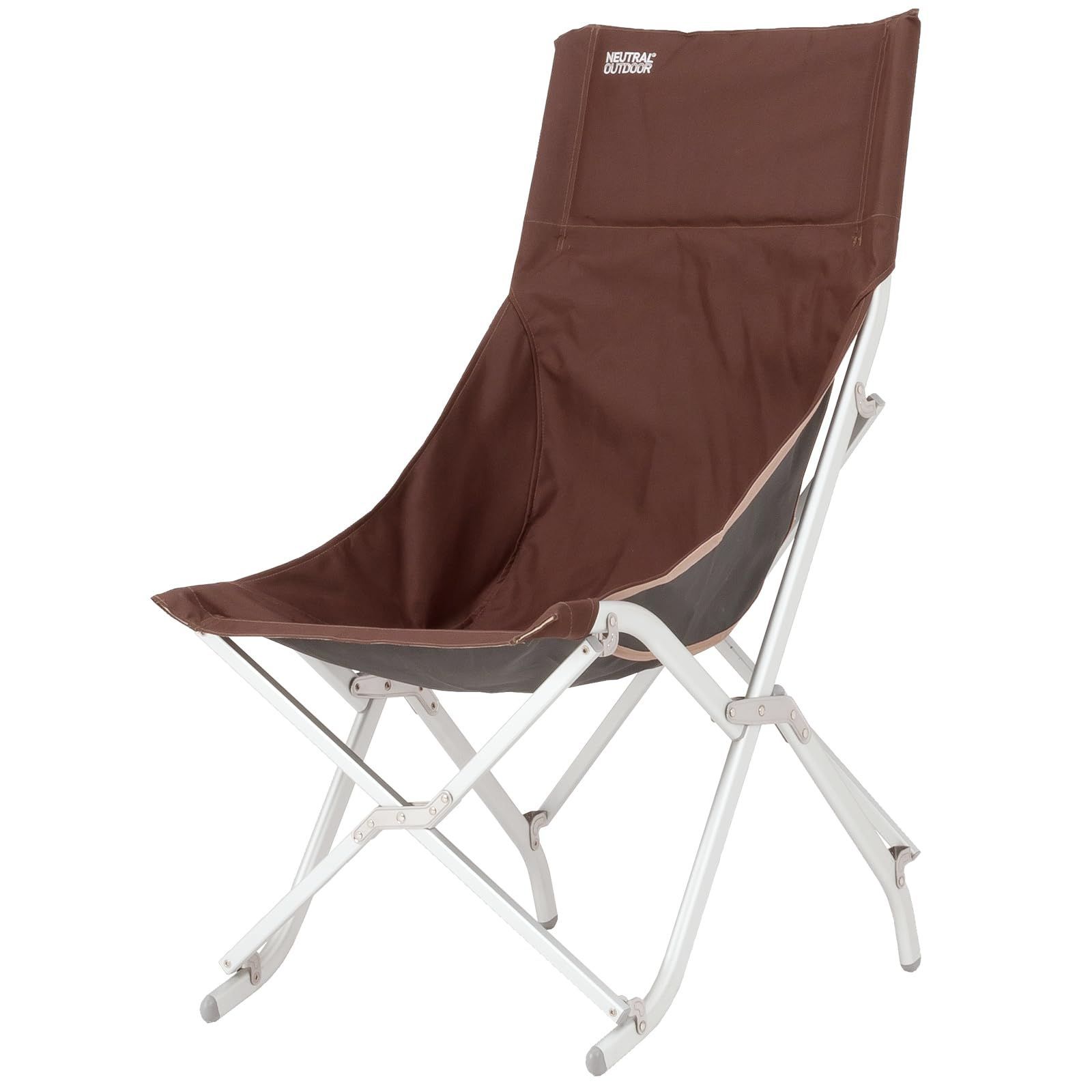 新着商品 NEUTRAL OUTDOOR ハイバックチェア キャンプ アウトドア 折りたたみ 椅面は取り外し で コンパクト椅子 耐荷重100kg 収納袋付き