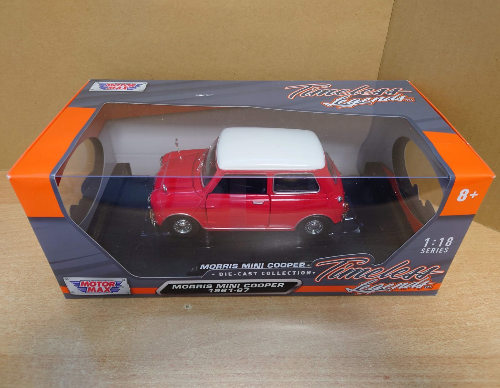 1/18 モーリス ミニクーパー レッド 1961-1967 morris
