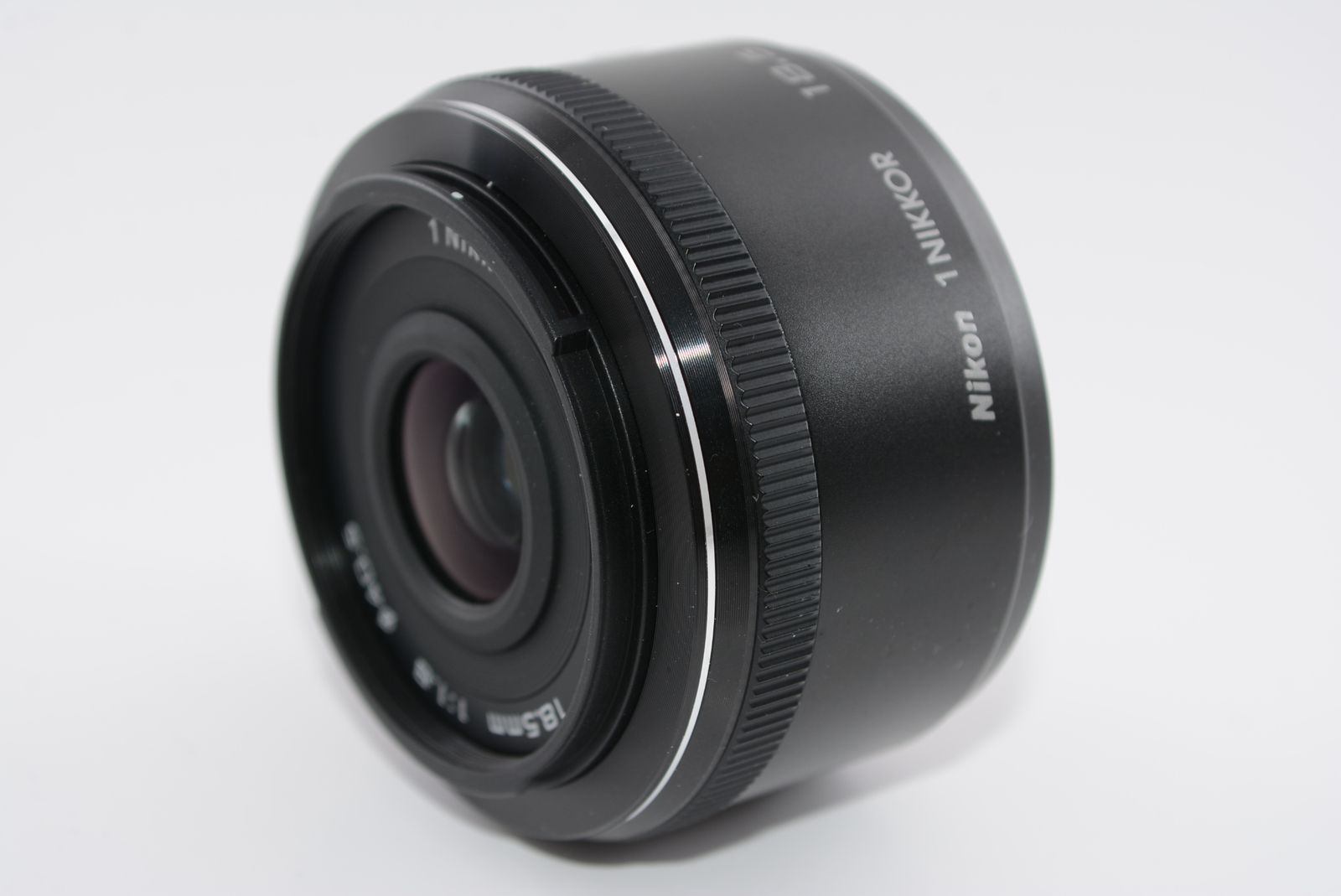 外観特上級 Nikon 単焦点レンズ 1 NIKKOR 18.5mm f|1.8 ブラック ニコンCXフォーマット