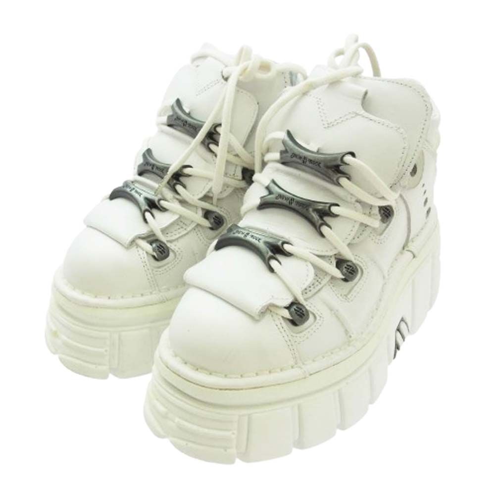 ニューロック NEW ROCK M-106-S53 厚底 スニーカー ホワイト系
