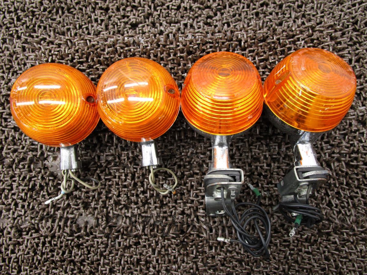 XE75 ウインカー 4個セット ●A6335 CE75 ホンダ CE75E キャブ車 動画有 6V