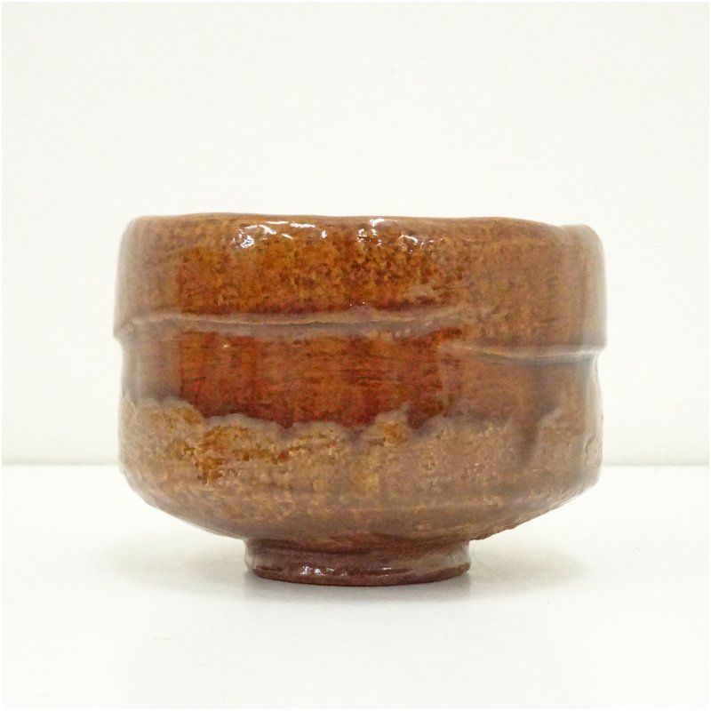 大樋焼　抹茶碗　大樋　大樋長左衛門　長左衛門　松山　共箱　１客 大樋焼 大樋長楽造 茶碗（共箱） 茶道 抹茶 おしゃれ 抹茶茶碗