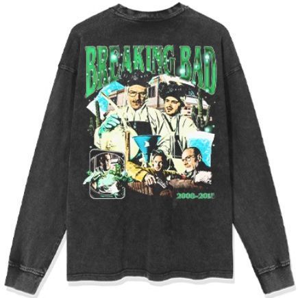 ブレイキング バッド Breaking Bad ヴィンテージ加工 両面