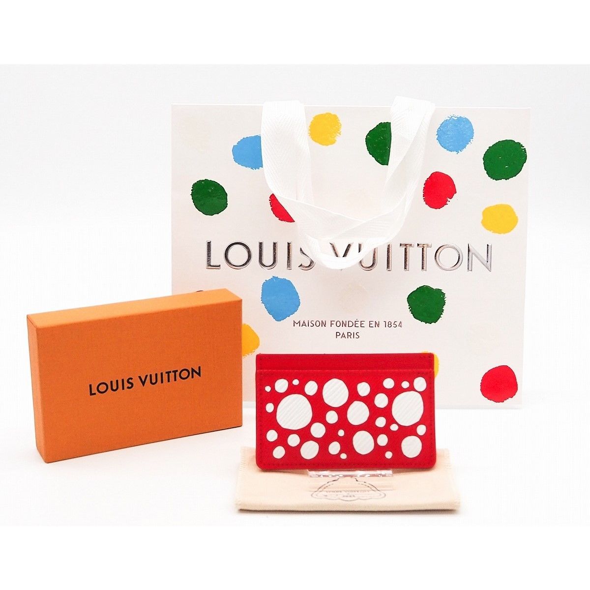 11cm【新品・未使用】Louis Vuitton x草間彌生 ポルトカルト・サーンプル