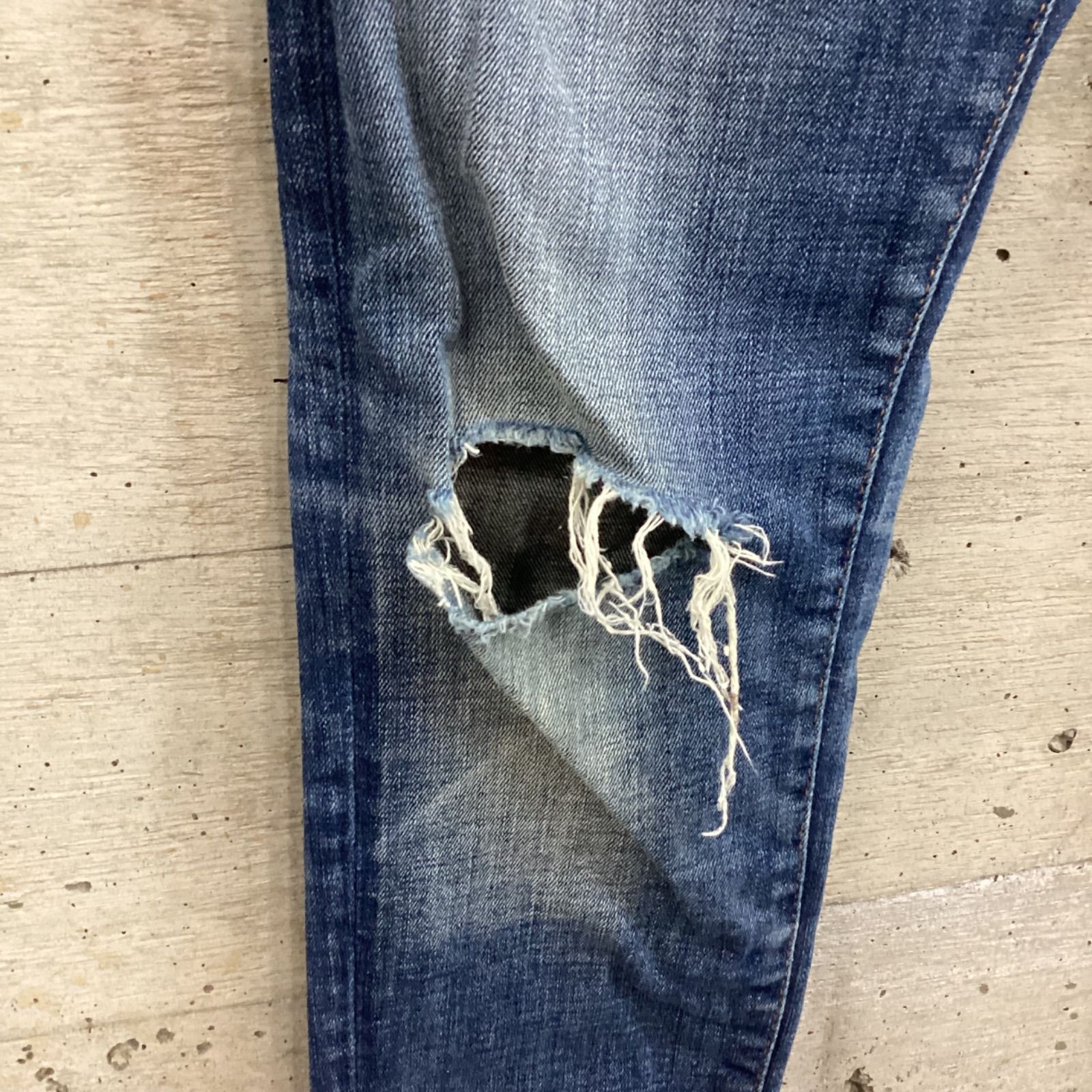 DENIM＆SUPPLY Ralph Laurenダメージ加工デニム ストレッチ 150サイズ 