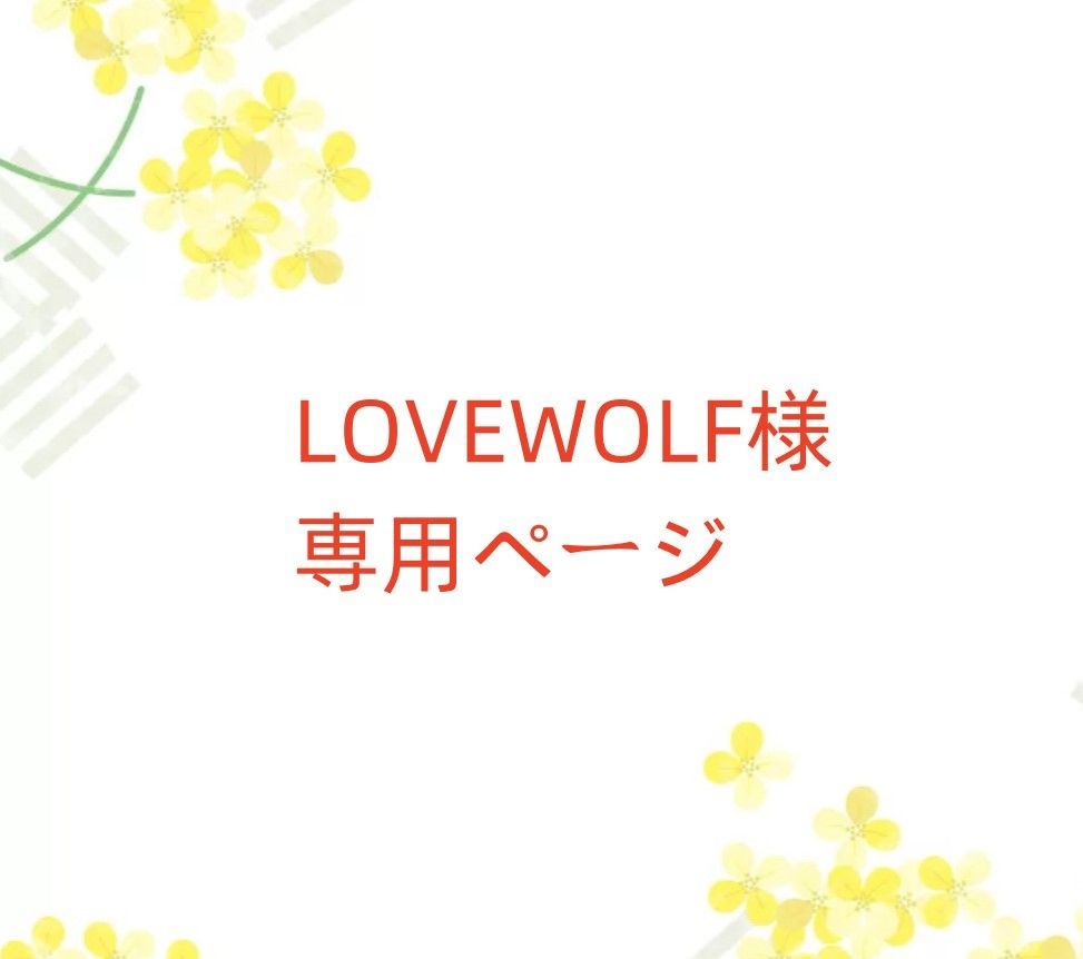 LOVEWOLF様専用ページ - メルカリ