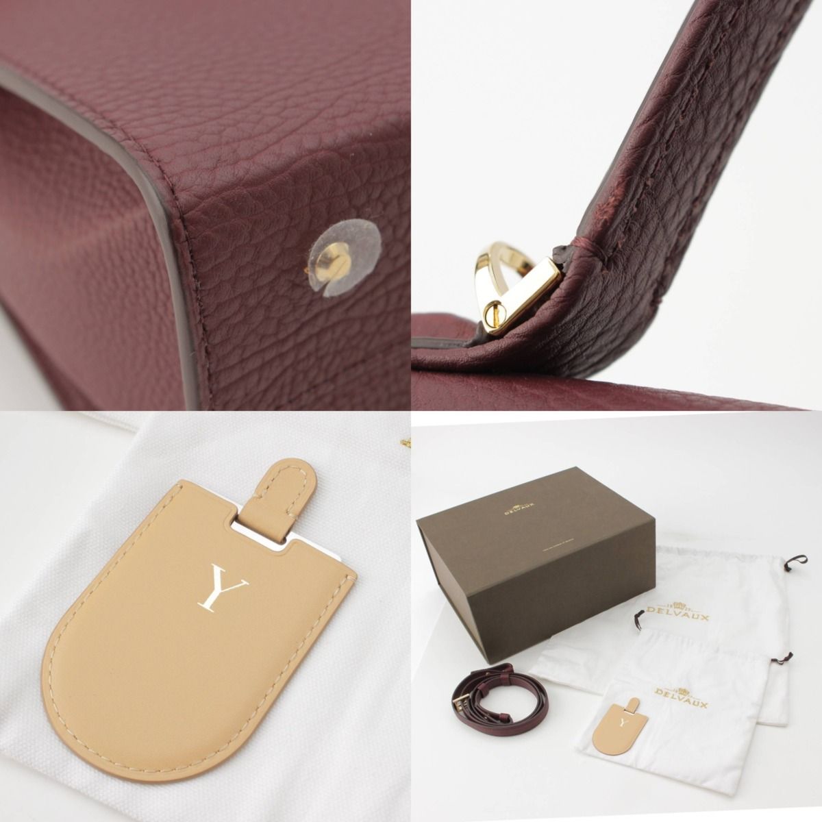 美品 DELVAUX デルヴォー AA0612AMF021YDO クリスピーカーフ 