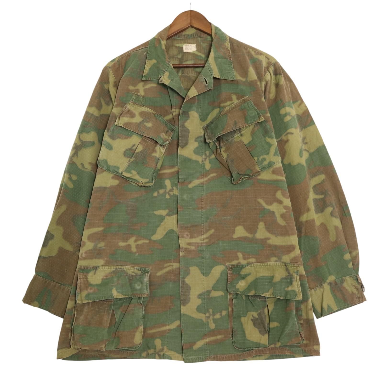 美品 60's USA製 実物 米軍 ジャングルファティーグ ジャケット
