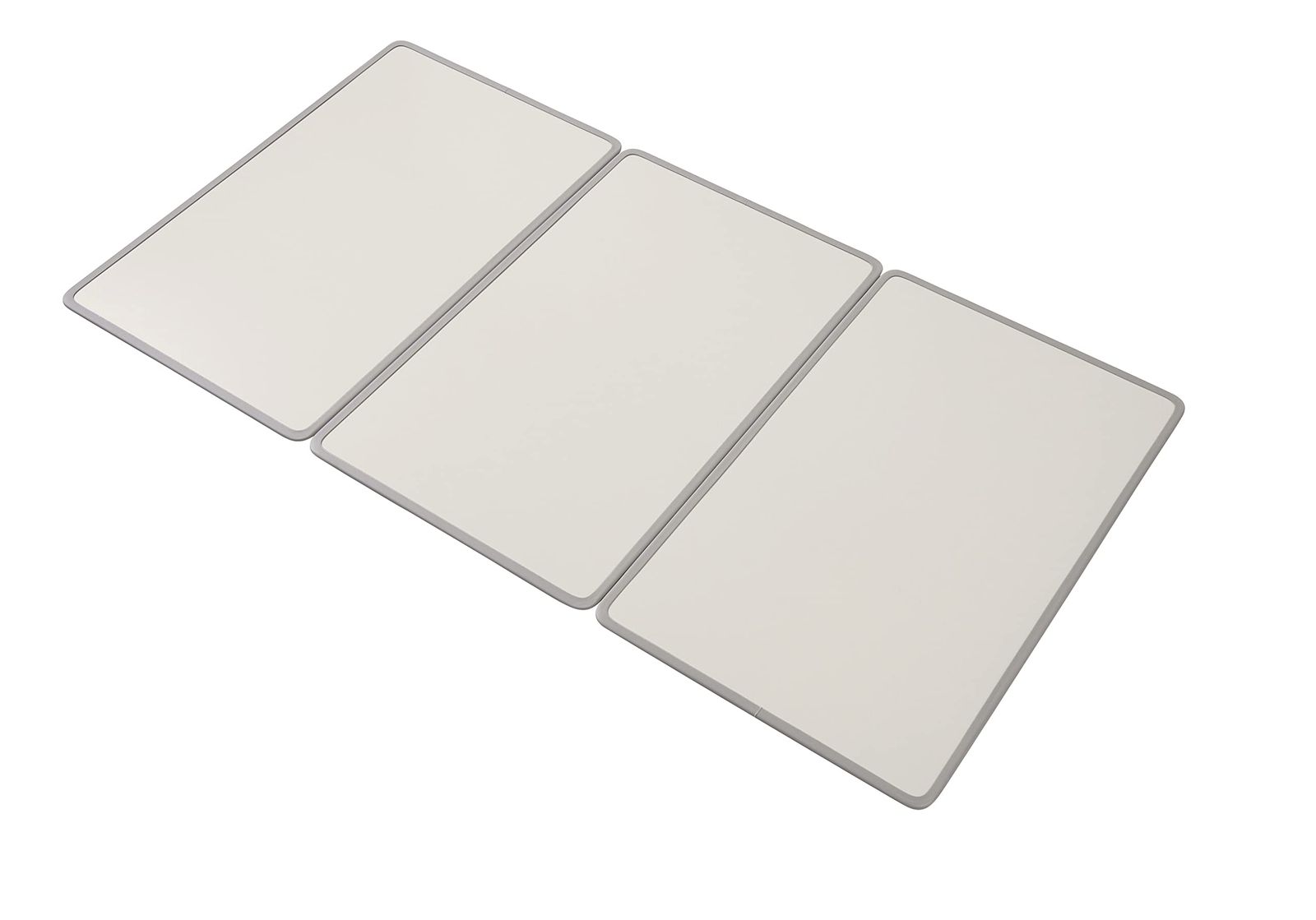 商品 ミエ産業 EC Ag 抗菌 アルミ組み合わせ風呂フタ 製品サイズ 78×157cm 3枚組 アイボリー|ブルー リバーシブル W16_IV_BL