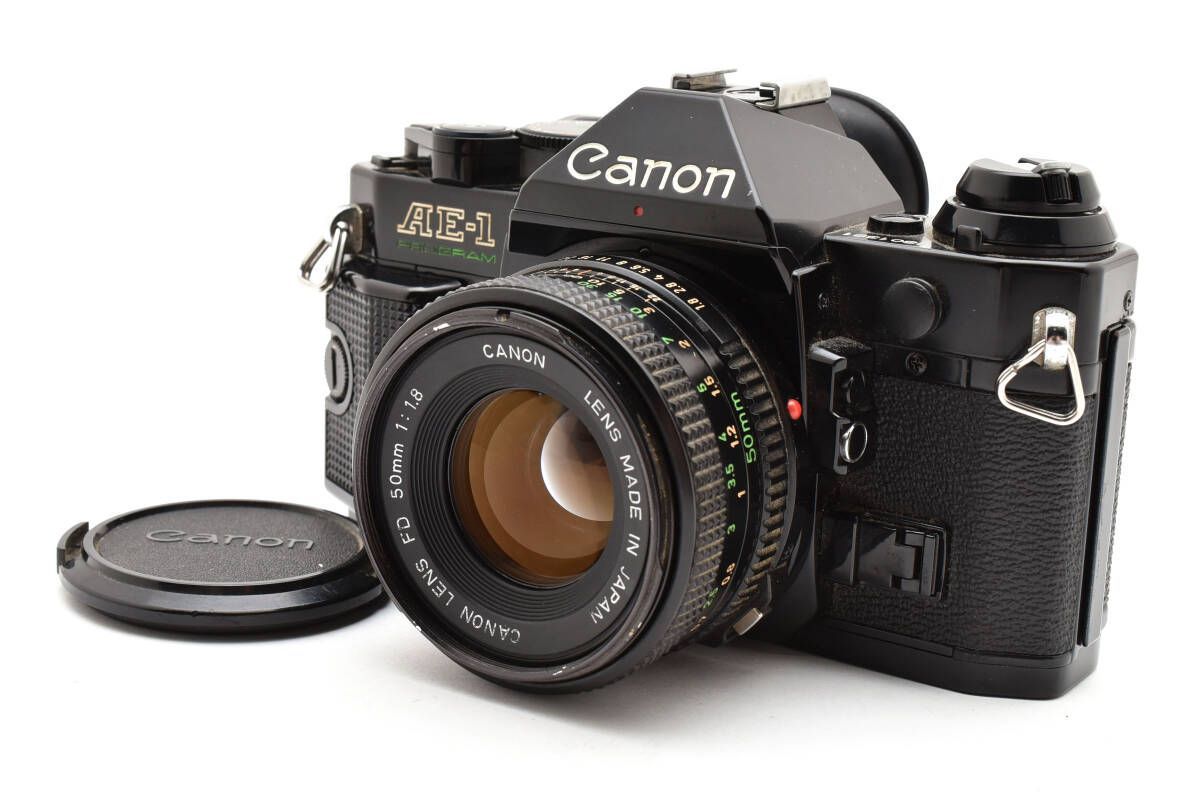 整備済み 上 キャノン CANON AE-1 NEW FD 50mm F2 シャッター鳴きなし L44 6340
