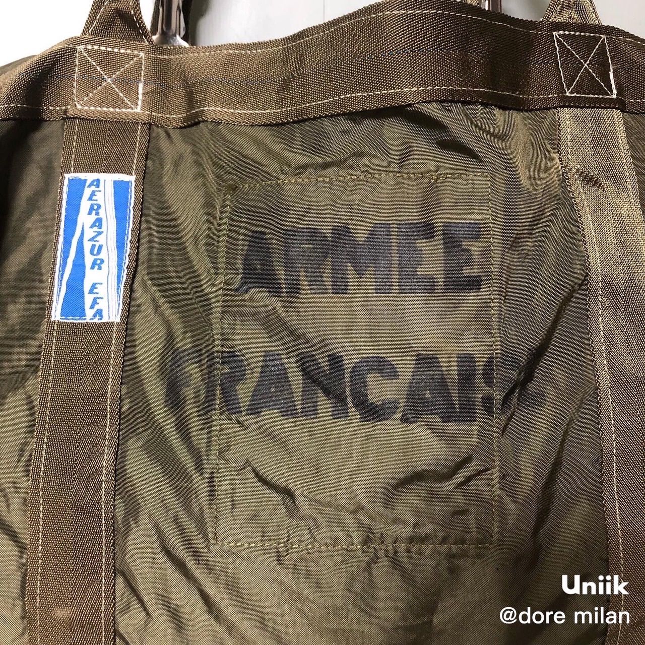 ヴィンテージ 美品】80s フランス軍 パラシュートバッグ - メルカリ